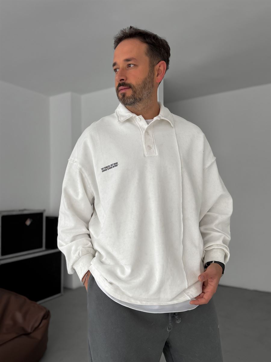 Reverse Stitch Washed Sweatshirt