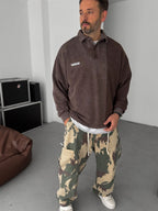 Reverse Stitch Washed Sweatshirt