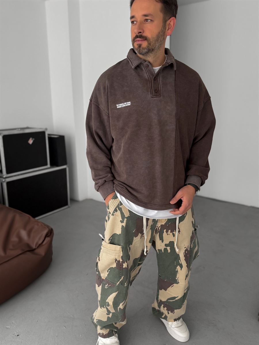 Reverse Stitch Washed Sweatshirt