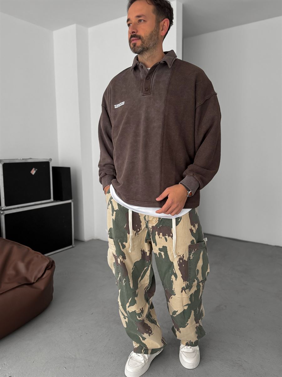 Reverse Stitch Washed Sweatshirt