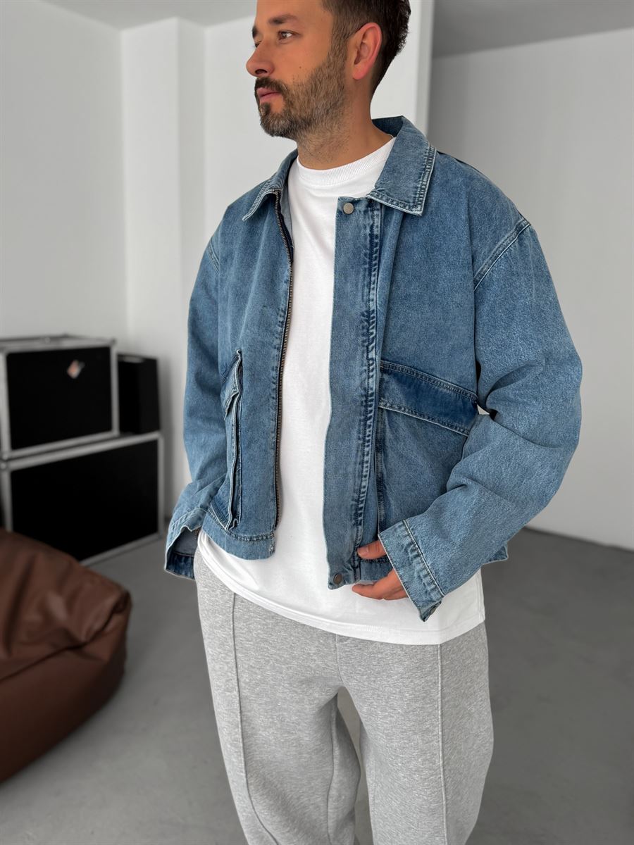 Slanted Pocket Jacket
