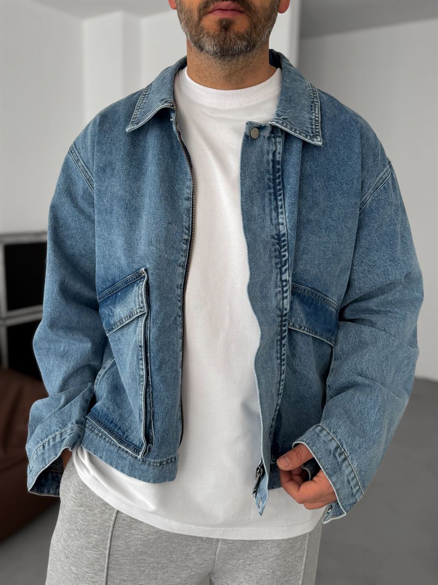 Slanted Pocket Jacket
