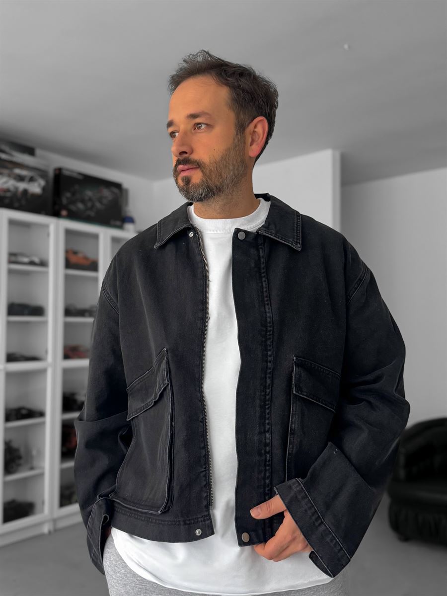 Slanted Pocket Jacket