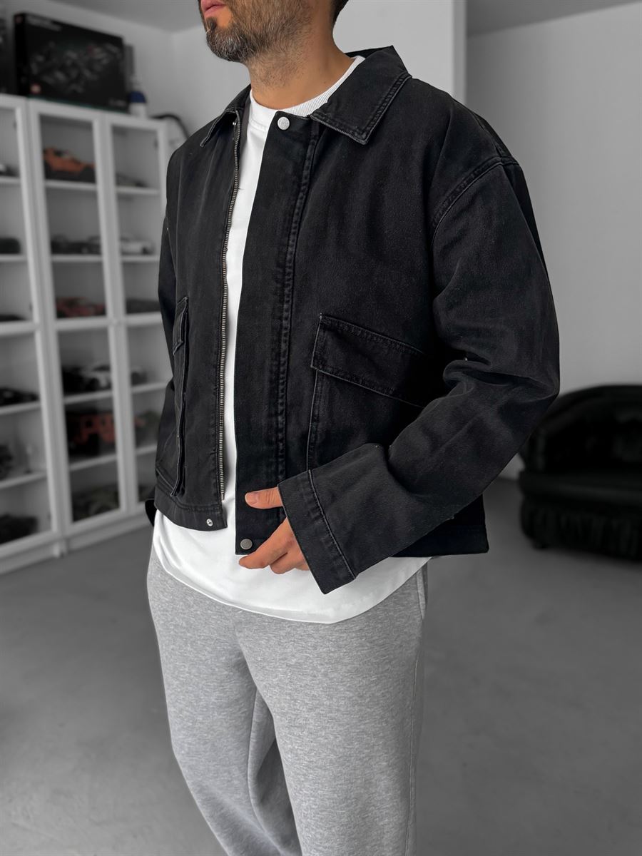 Slanted Pocket Jacket