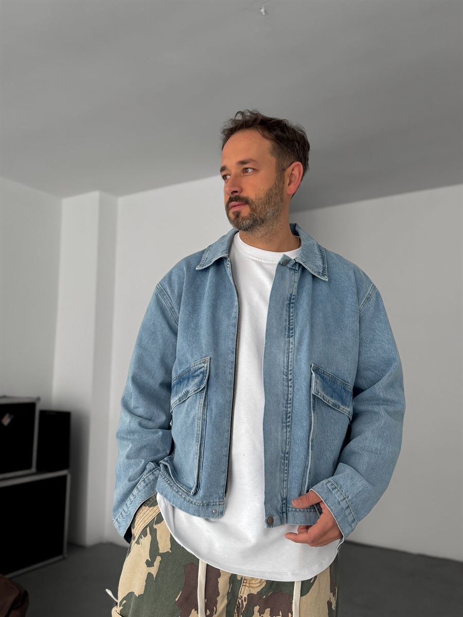 Slanted Pocket Jacket