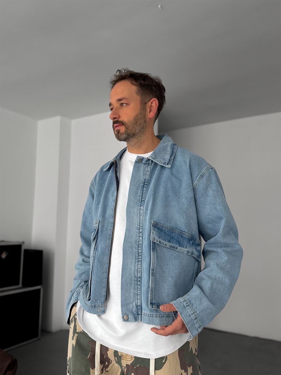 Slanted Pocket Jacket