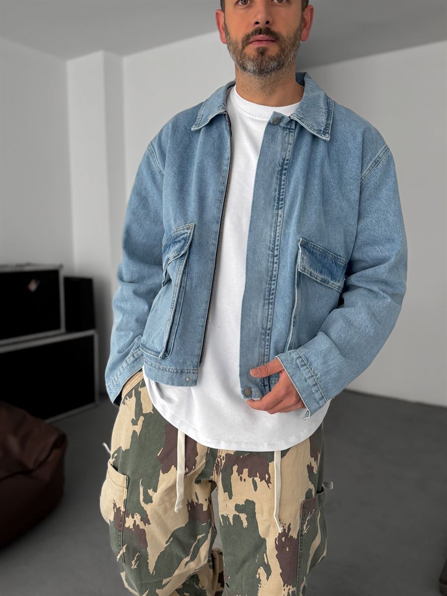 Slanted Pocket Jacket