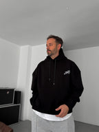 Basic Printed Hooded Sweatshirt