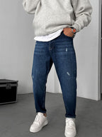 Distressed Effected Boyfriend Jean