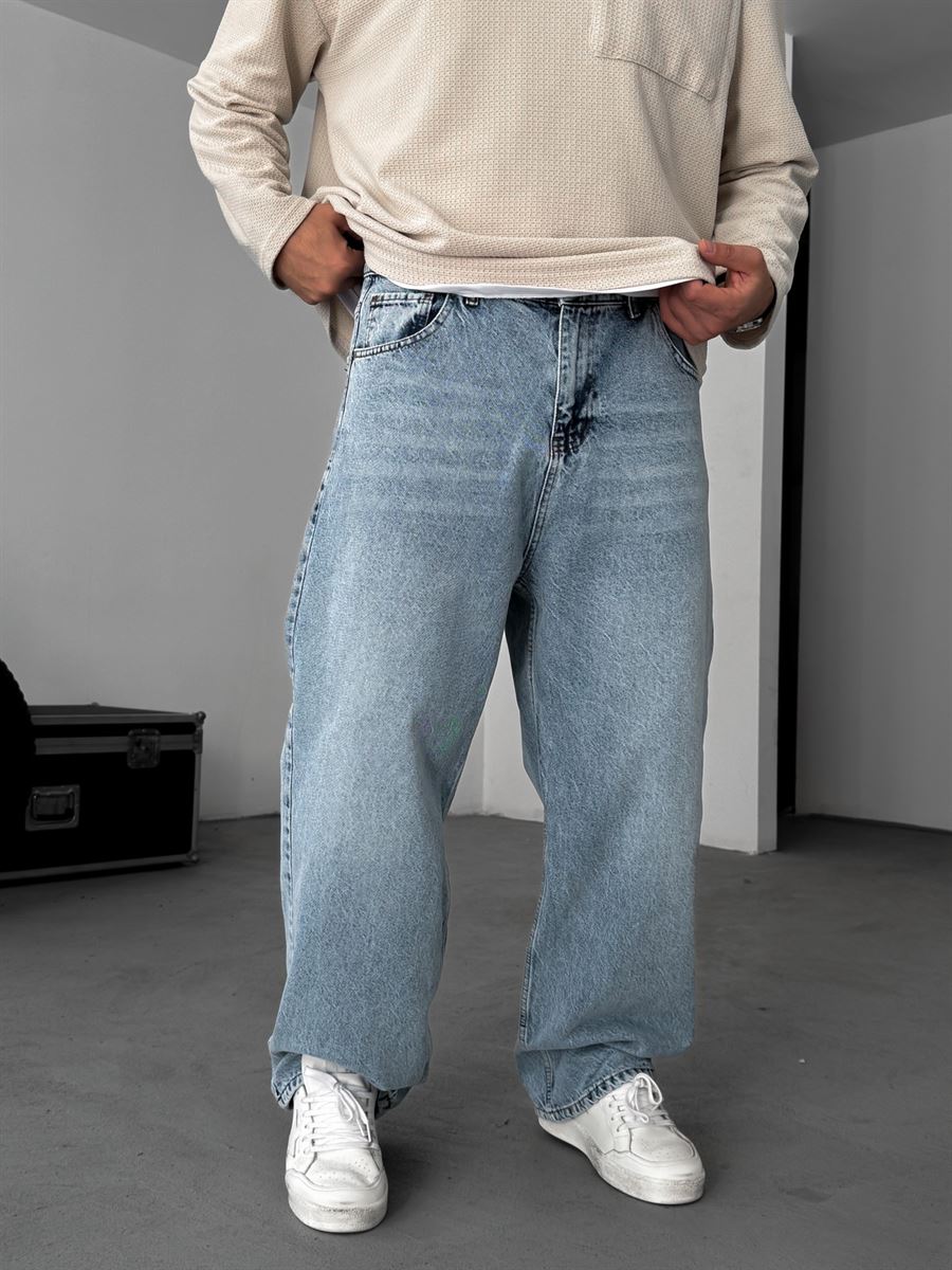 Washed Baggy Jean
