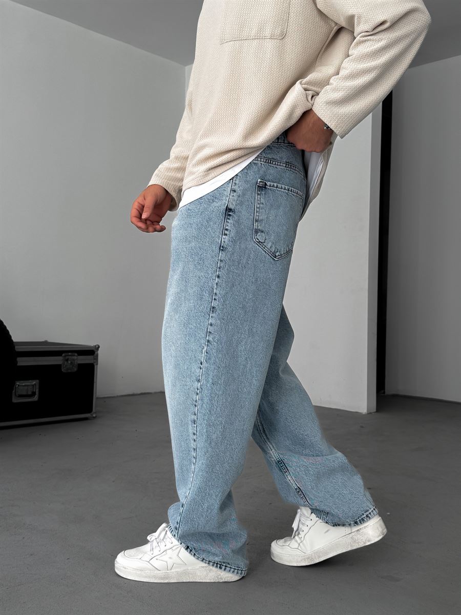 Washed Baggy Jean