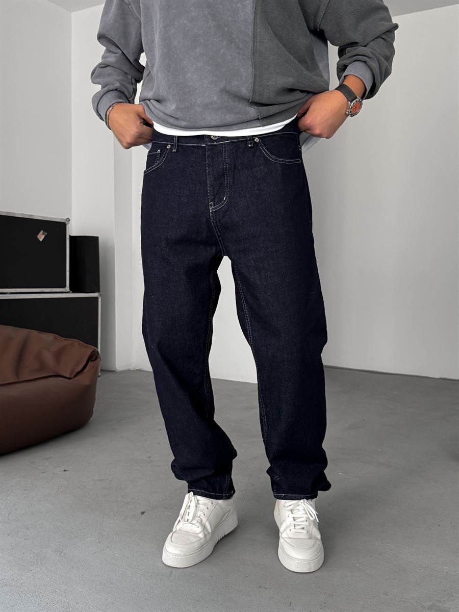 Basic Baggy Jean with Stitching