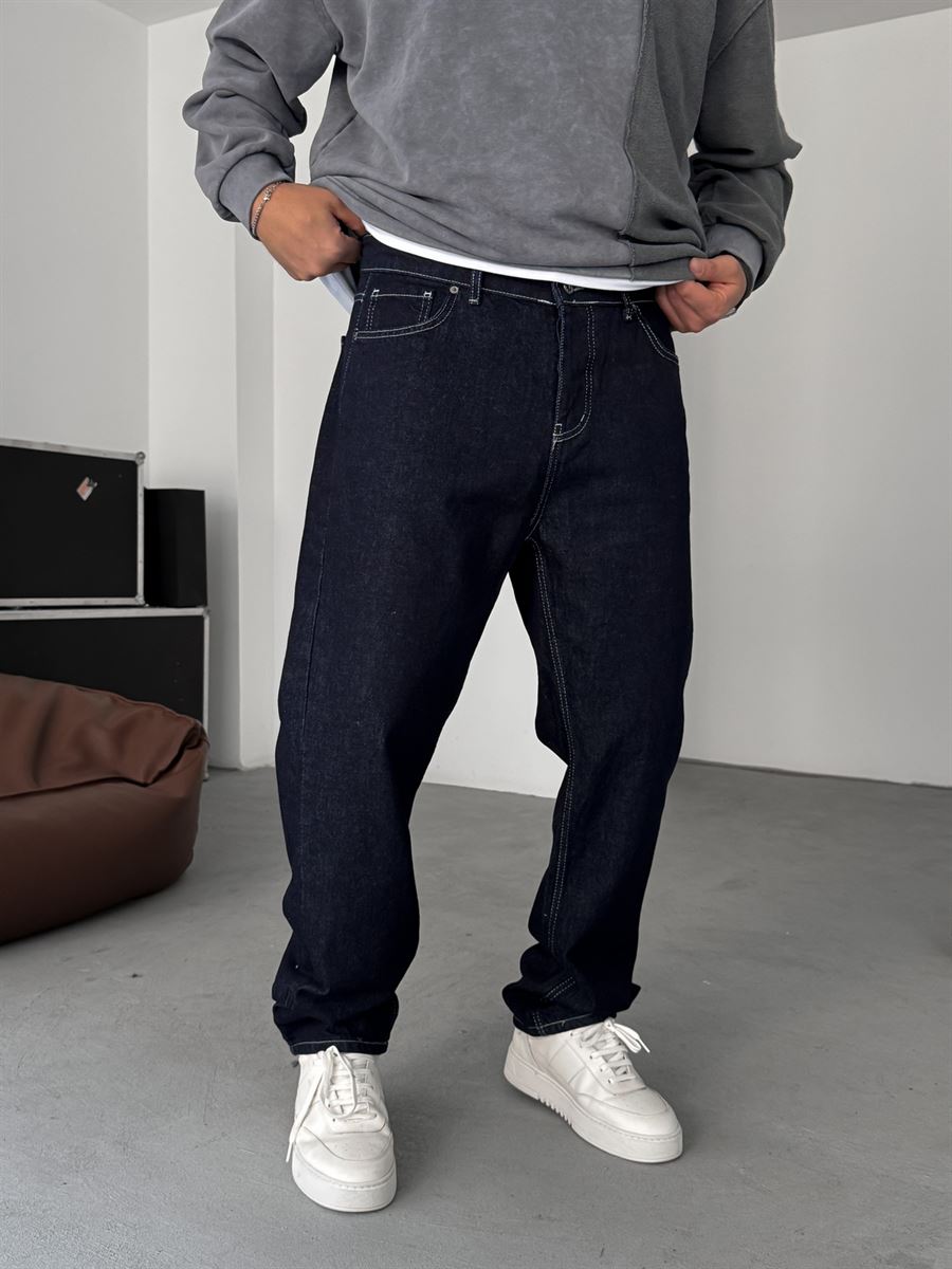 Basic Baggy Jean with Stitching