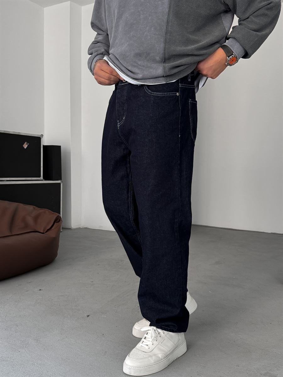 Basic Baggy Jean with Stitching