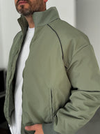 Piping Detailed Bomber Jacket