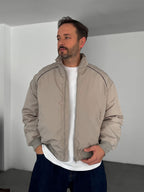 Piping Detailed Bomber Jacket
