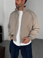 Piping Detailed Bomber Jacket