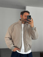 Piping Detailed Bomber Jacket