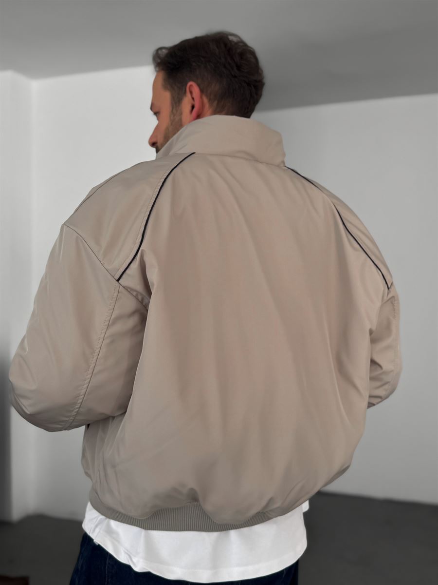 Piping Detailed Bomber Jacket