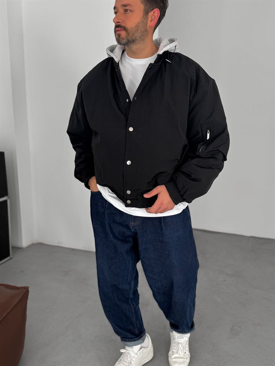 Hooded Bomber Jacket