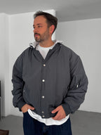 Hooded Bomber Jacket
