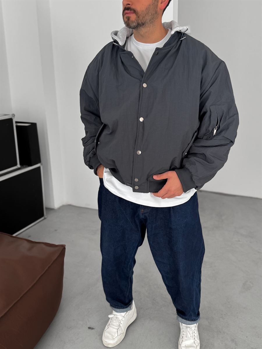 Hooded Bomber Jacket