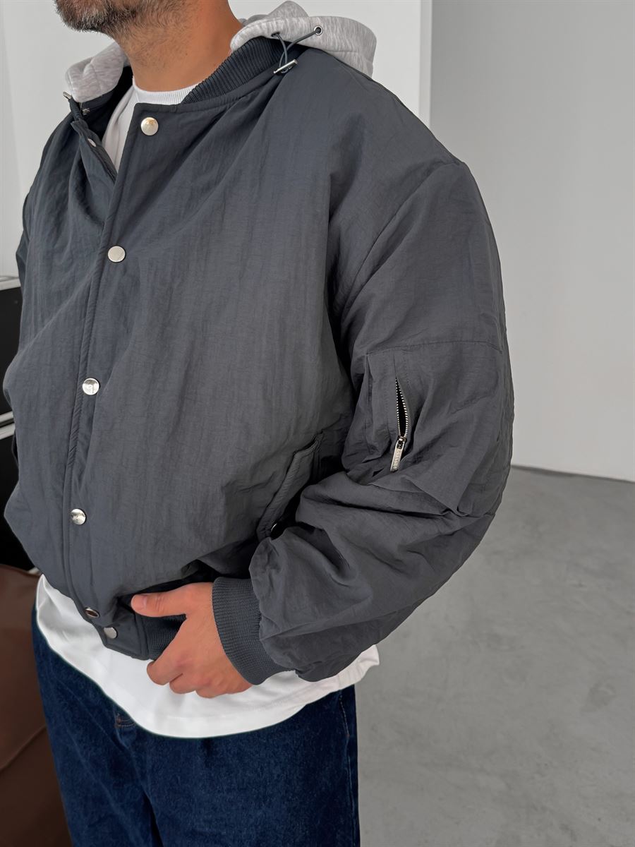 Hooded Bomber Jacket