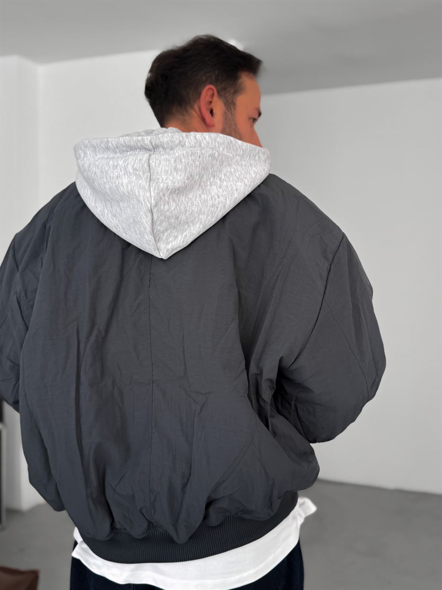 Hooded Bomber Jacket