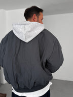 Hooded Bomber Jacket