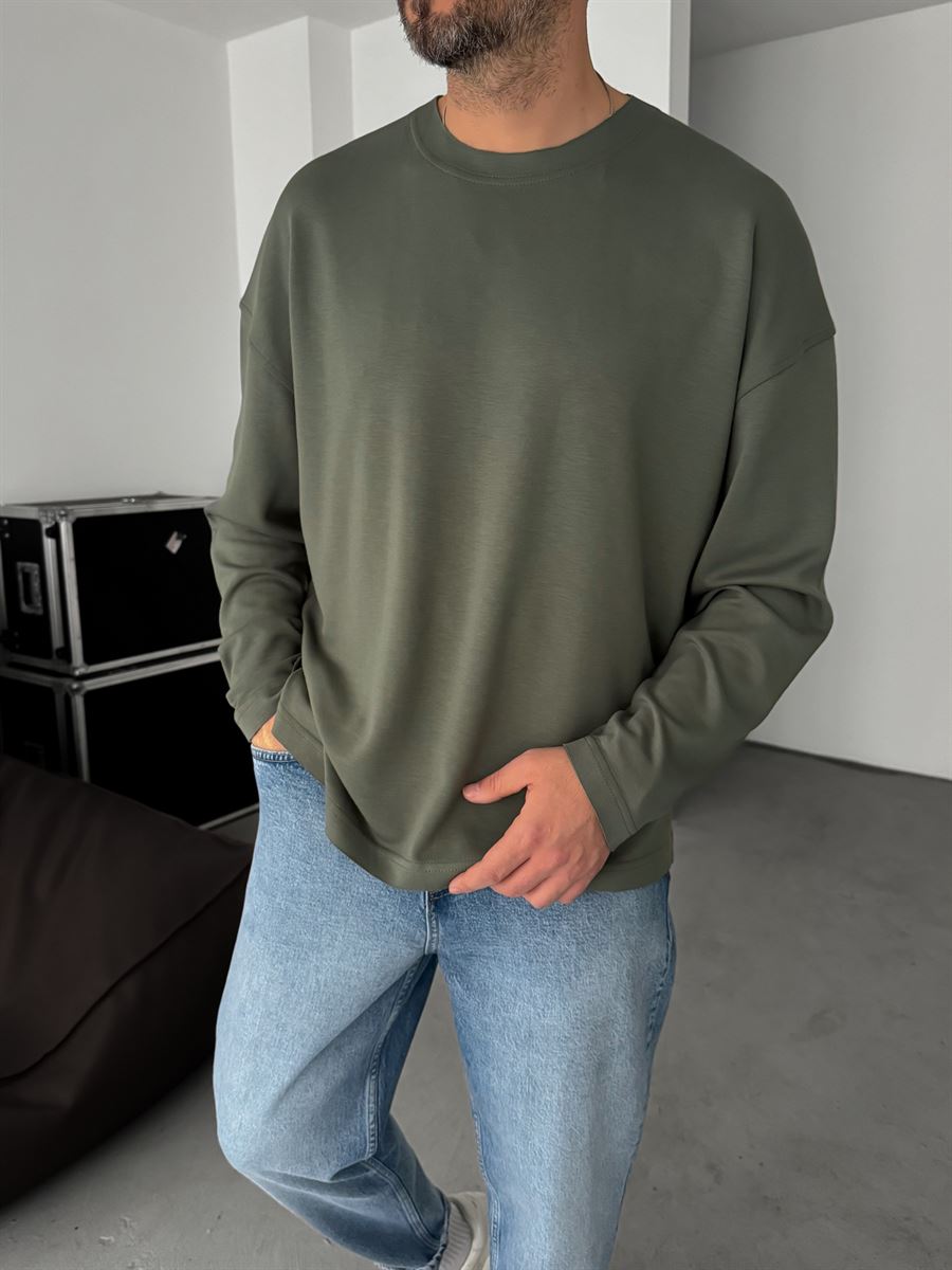 Modal Fabric Lycra Oversize Sweatshirt