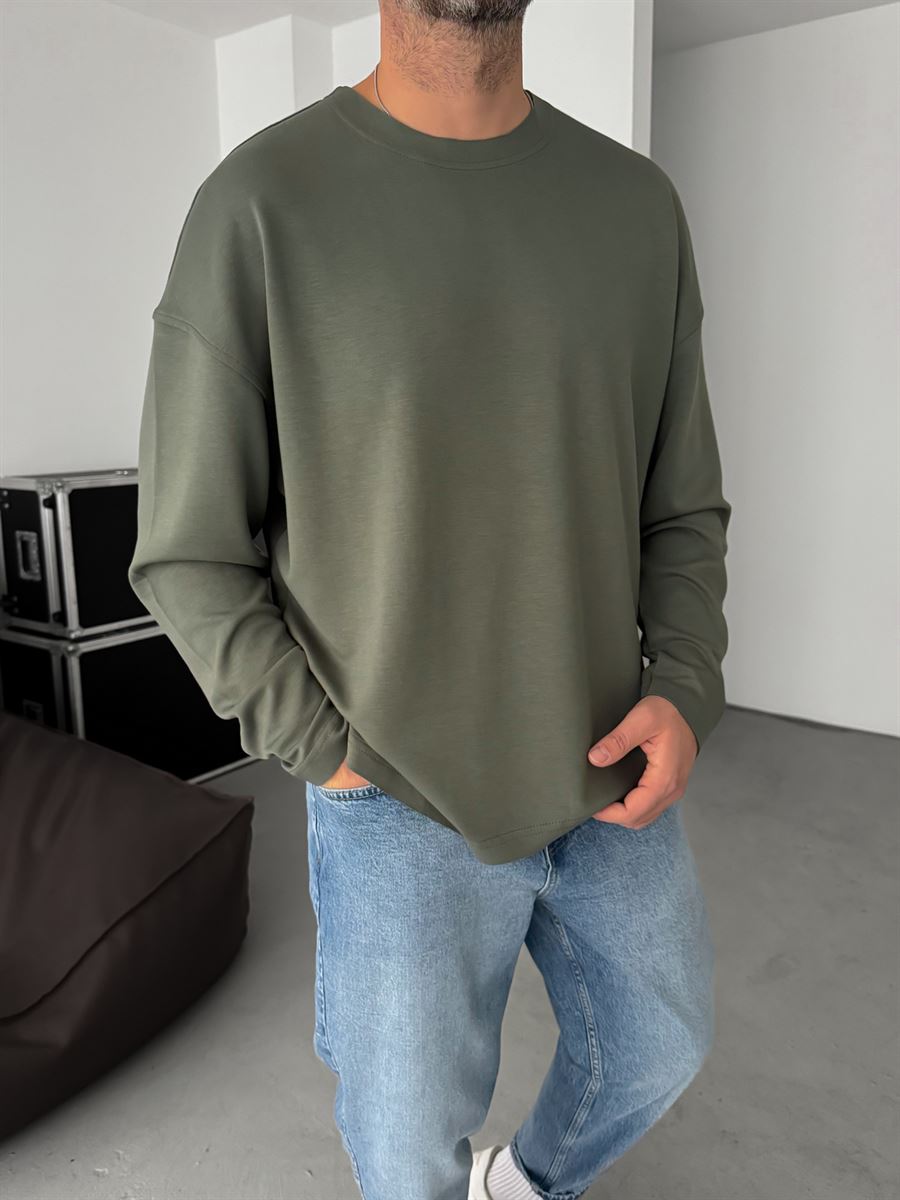 Modal Fabric Lycra Oversize Sweatshirt