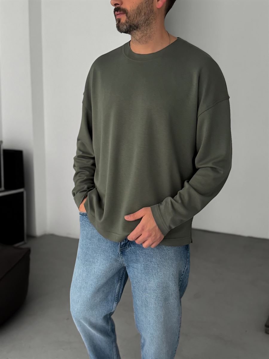 Modal Fabric Lycra Oversize Sweatshirt