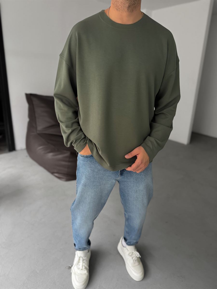 Modal Fabric Lycra Oversize Sweatshirt