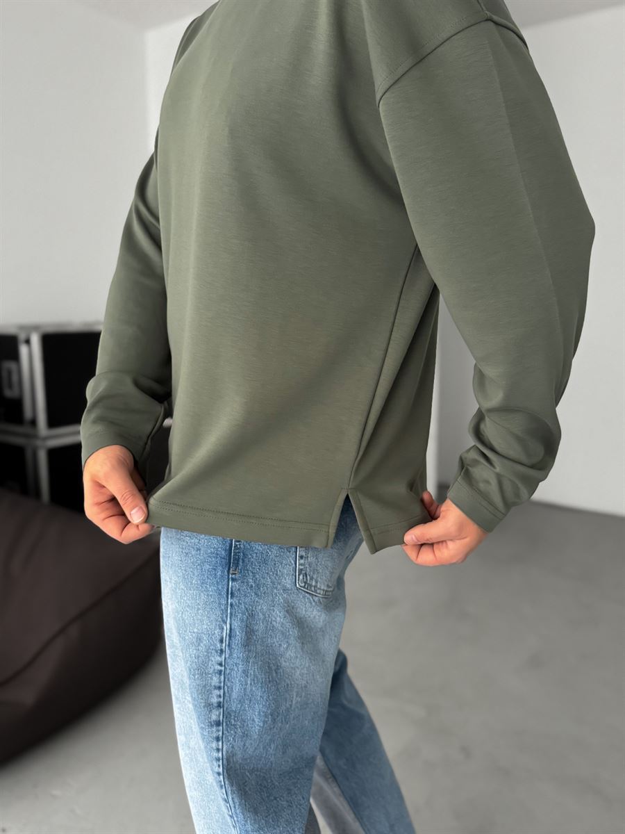 Modal Fabric Lycra Oversize Sweatshirt