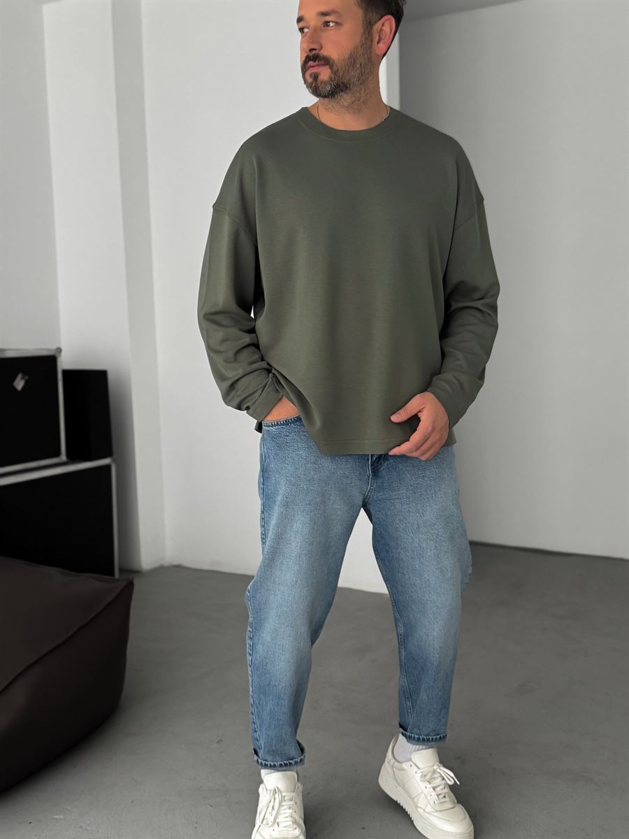 Modal Fabric Lycra Oversize Sweatshirt