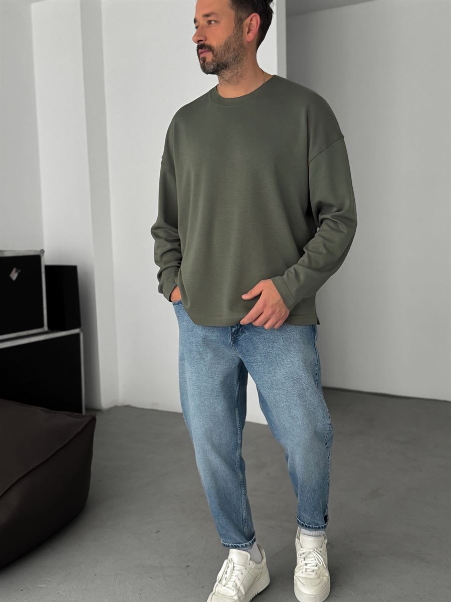 Modal Fabric Lycra Oversize Sweatshirt