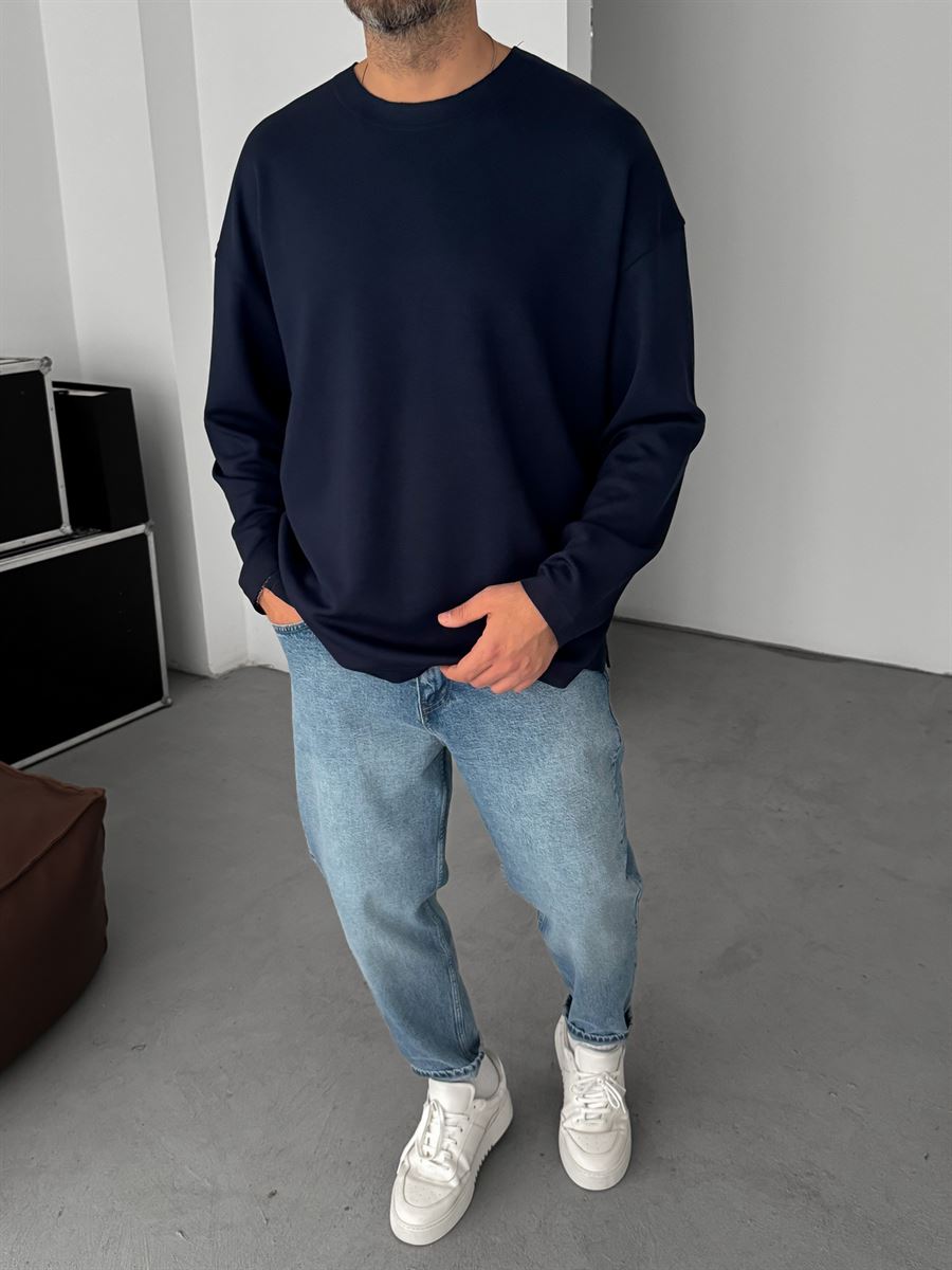 Modal Fabric Lycra Oversize Sweatshirt