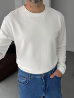 Modal Fabric Lycra Slim Fit Sweatshirt