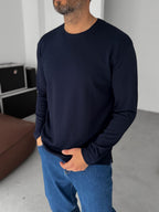 Modal Fabric Lycra Slim Fit Sweatshirt