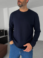 Modal Fabric Lycra Slim Fit Sweatshirt