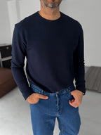 Modal Fabric Lycra Slim Fit Sweatshirt