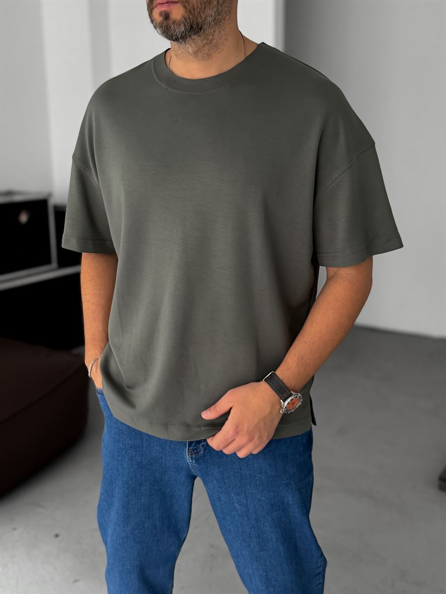 Modal Fabric Lycra Oversize T-Shirt