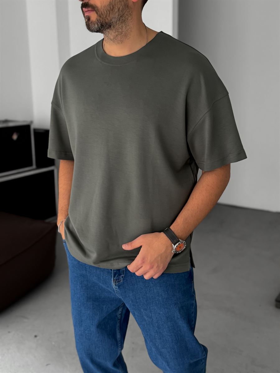 Modal Fabric Lycra Oversize T-Shirt