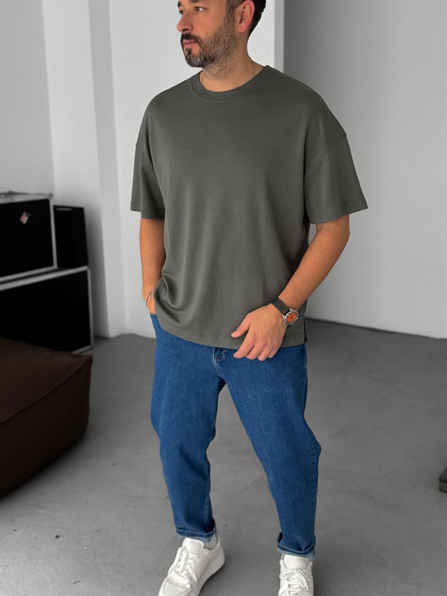 Modal Fabric Lycra Oversize T-Shirt