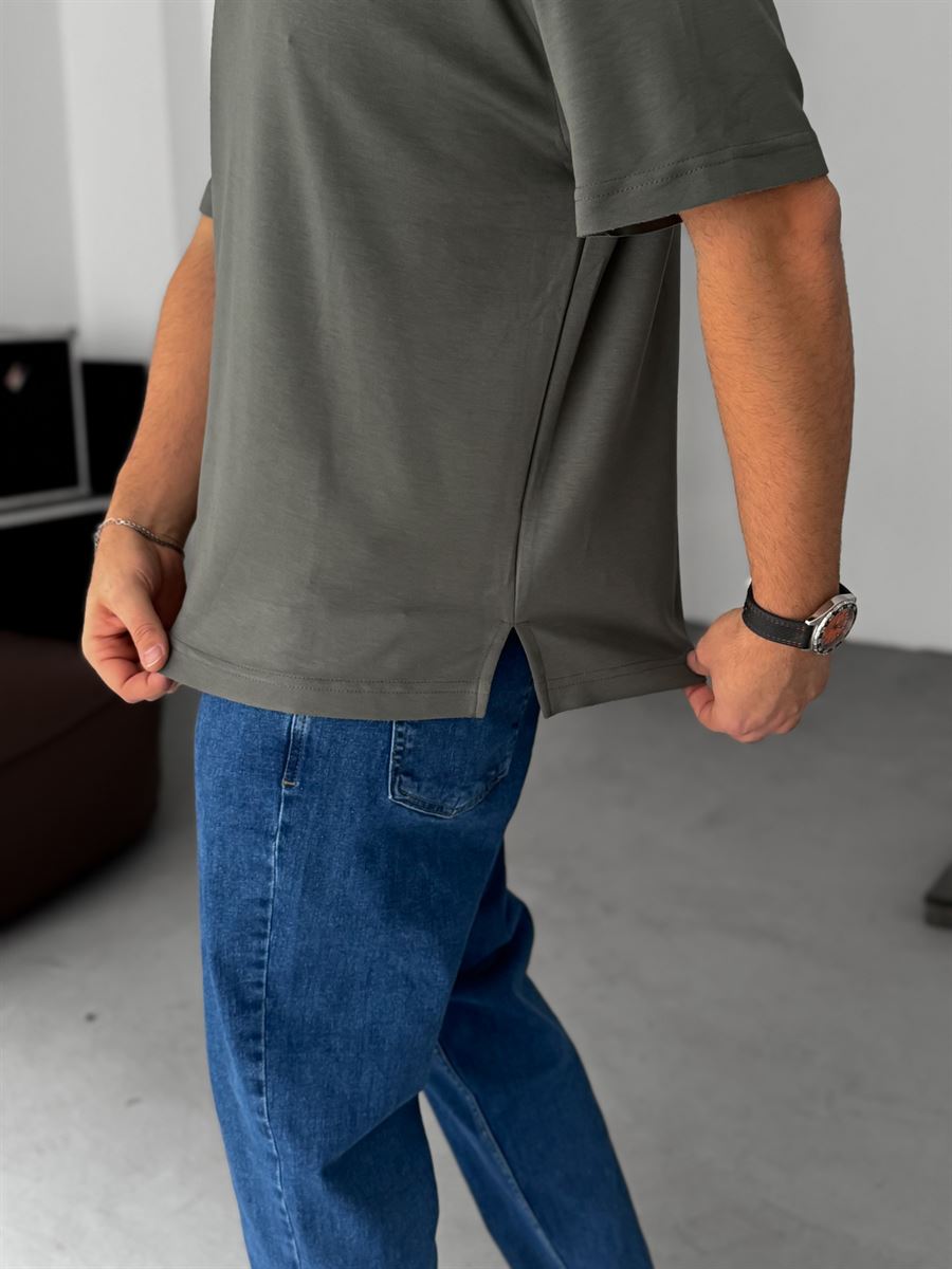 Modal Fabric Lycra Oversize T-Shirt