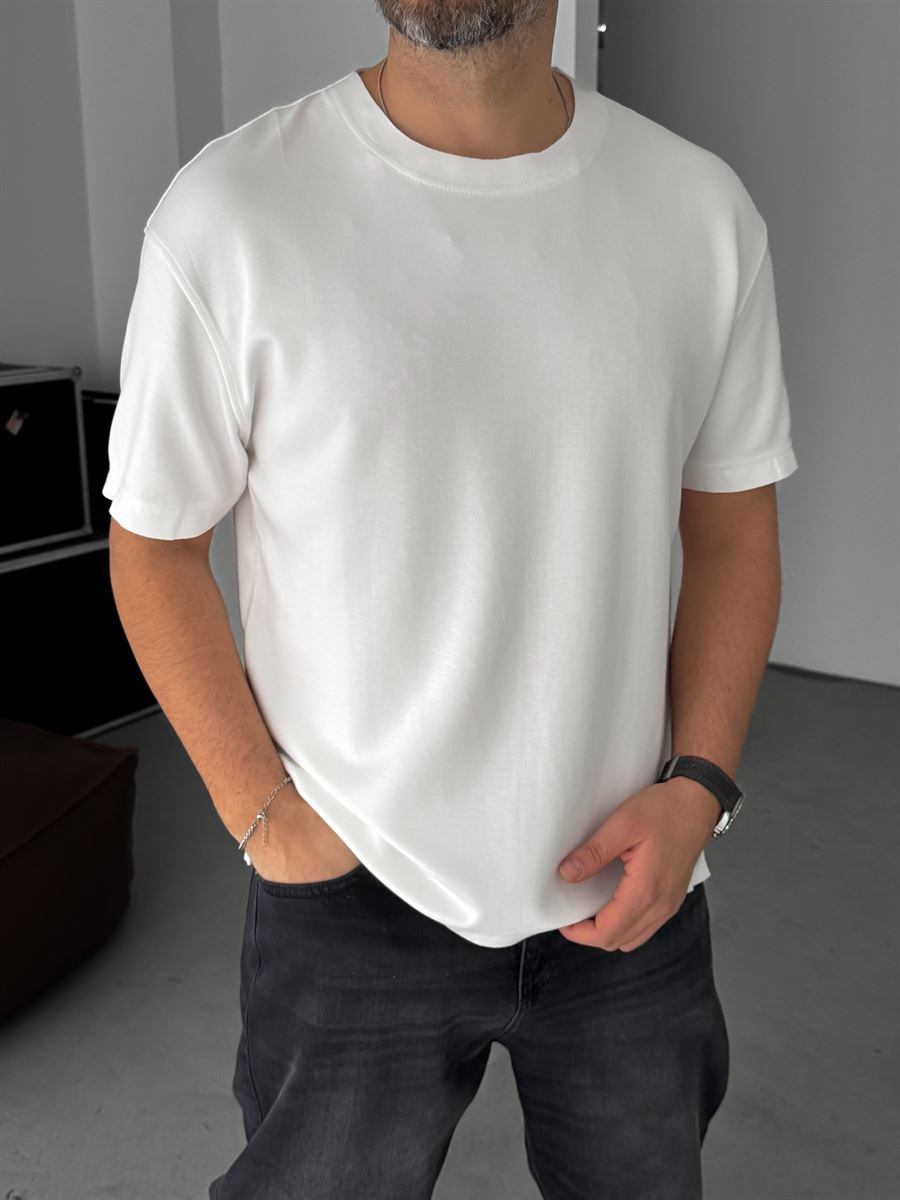 Modal Fabric Lycra Slim Fit T-Shirt