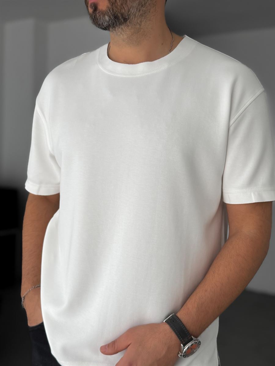 Modal Fabric Lycra Slim Fit T-Shirt