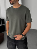 Modal Fabric Lycra Slim Fit T-Shirt