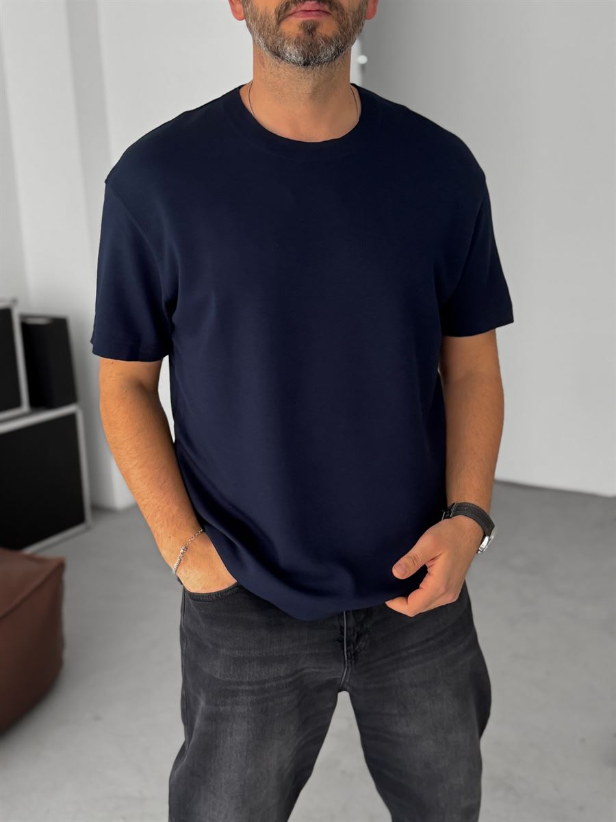 Modal Fabric Lycra Slim Fit T-Shirt