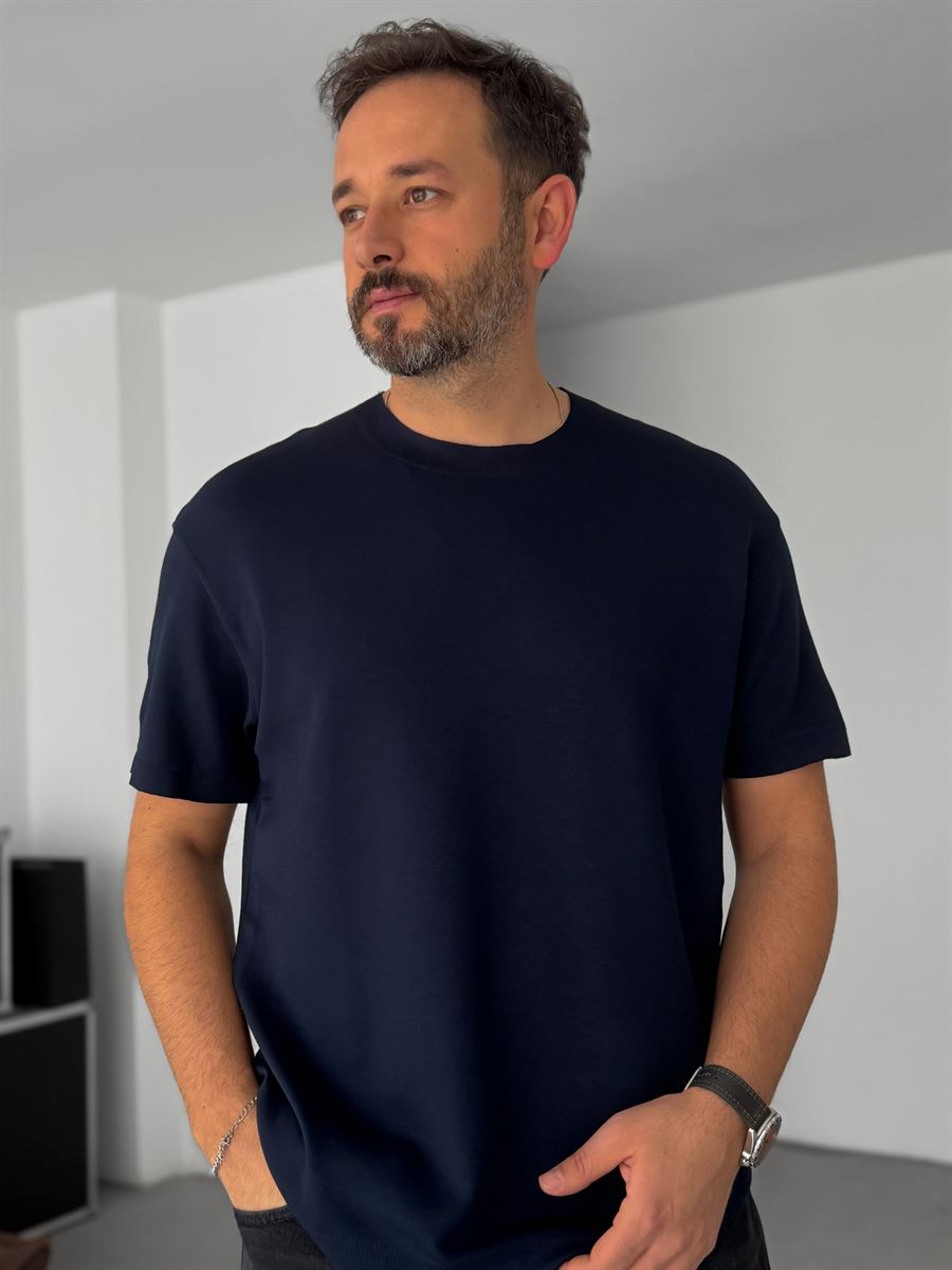 Modal Fabric Lycra Slim Fit T-Shirt